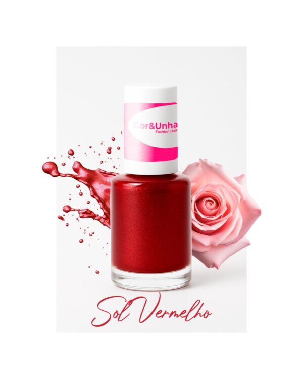 SOL VERMELHO COR&UNHA 9ML